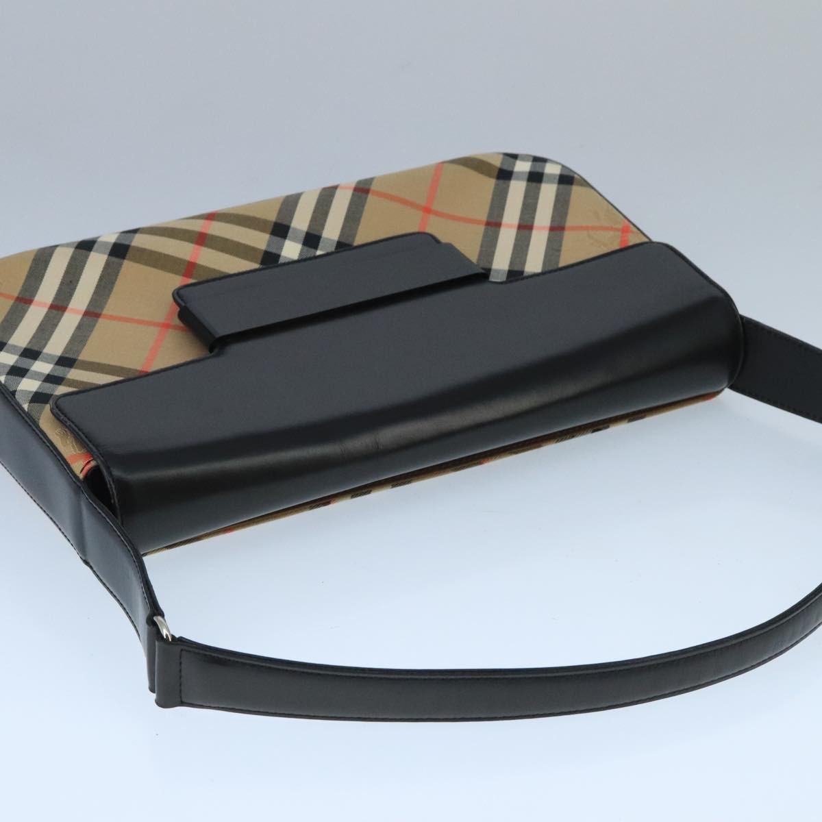 Burberry Nova check Shoulder bag Canvas, BEIGE, CANVAS, Shoulder bag