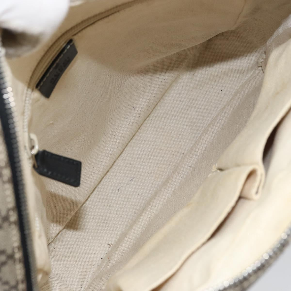 Gucci Snap Messenger Bag Diamante Coated Canvas, BEIGE, PVC, Shoulder bag