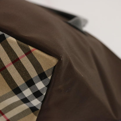 Burberry Nova Check Tote Nylon, BROWN, NYLON, Tote bag