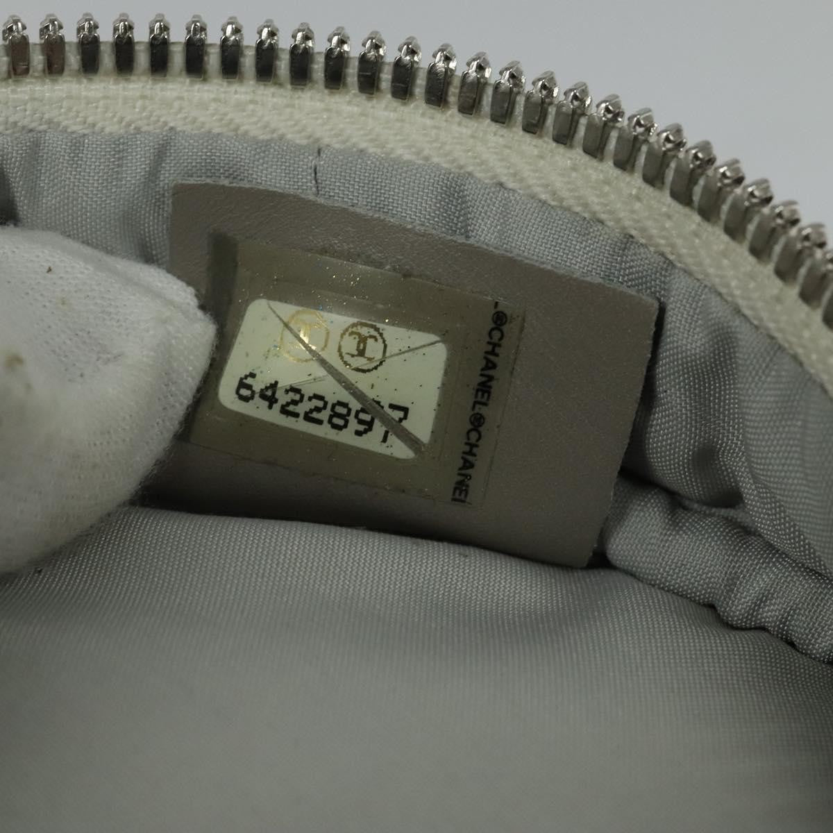 Chanel Sport Line Bottle Holder Nylon, WHITE, NYLON, Clutche & pouche