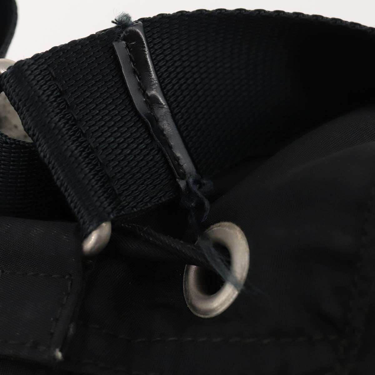 Prada Logo Backpack Tessuto, BLACK, NYLON, Backpack