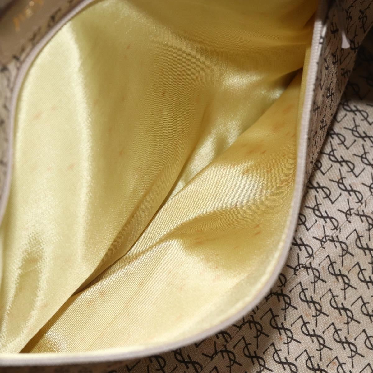 Saint Laurent Vintage Handbag PVC Leather, GRAY, PVC, Handbag