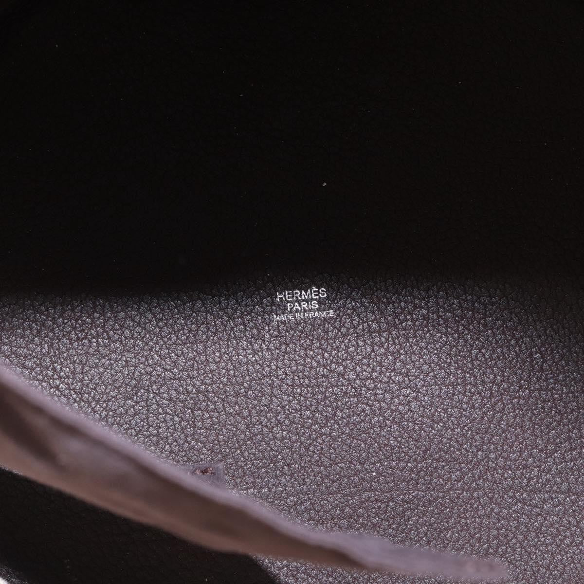 Hermes Sac Marin Recif Drawstring Bag Toile with Leather, BEIGE, CANVAS, Shoulder bag