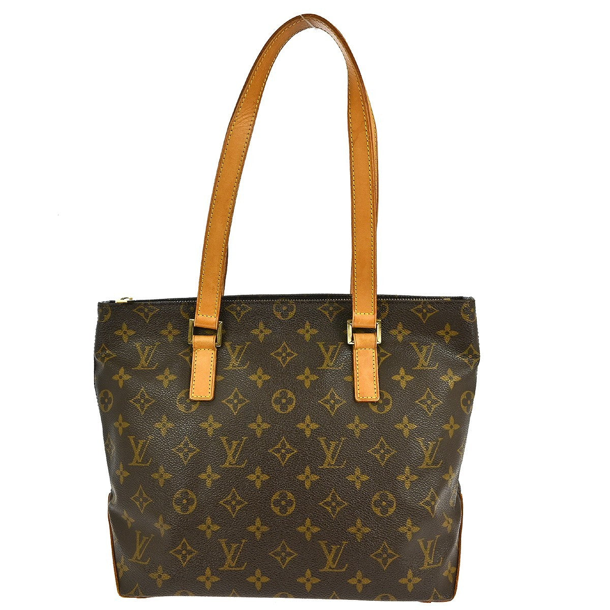 Louis Vuitton Cabas Piano Monogram Canvas, BROWN, CANVAS, Tote bag