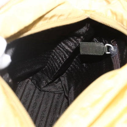 Prada Vintage Tote Tessuto, YELLOW, NYLON, Tote bag