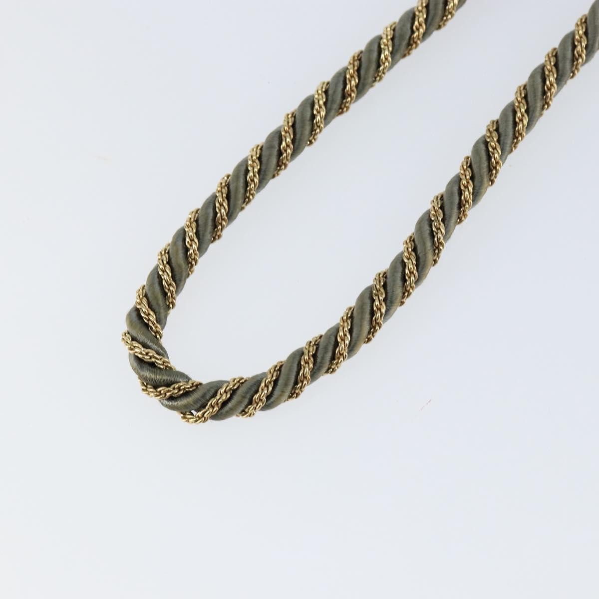 Christian Dior CD Logo necklace Metal, GRAY, METAL, Necklace