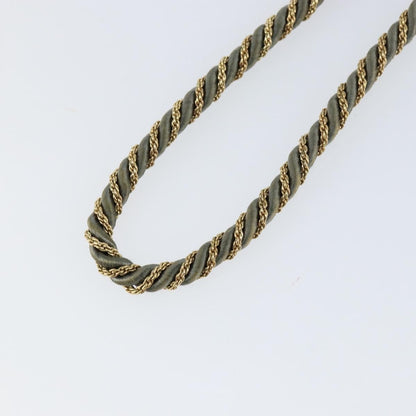 Christian Dior CD Logo necklace Metal, GRAY, METAL, Necklace