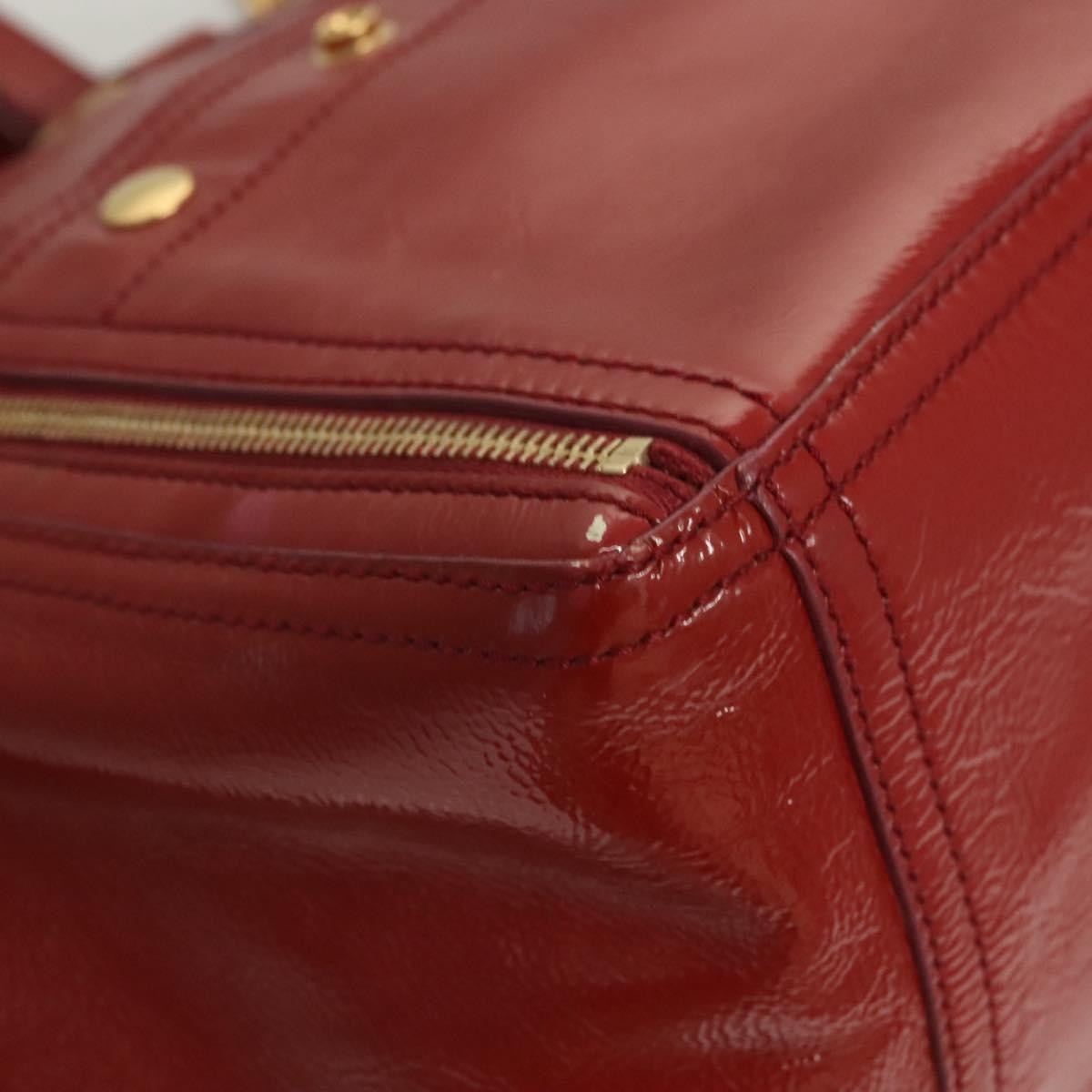 Saint Laurent Downtown Handbag Patent, RED, PATENT_LEATHER, Shoulder bag