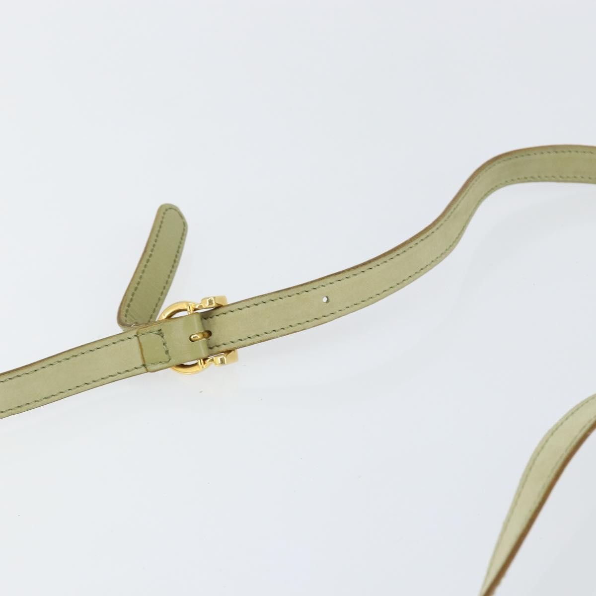 Salvatore Ferragamo Vala Shoulder Bag Suede, GREEN, SUEDE, Shoulder bag