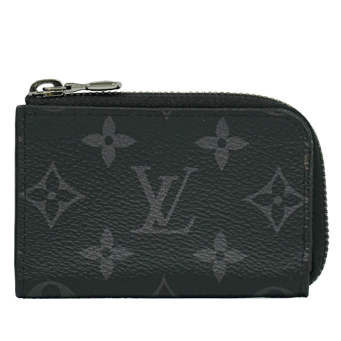 Louis Vuitton Eclipse Porte Monnaie Monogram Canvas, BLACK, CANVAS, Wallets
