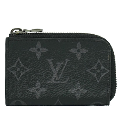 Louis Vuitton Eclipse Porte Monnaie Monogram Canvas, BLACK, CANVAS, Wallets