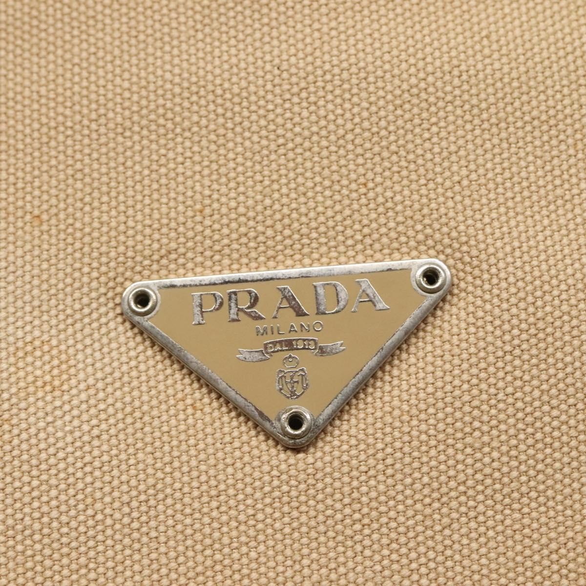Prada Flat Tote Canvas, BEIGE, CANVAS, Tote bag