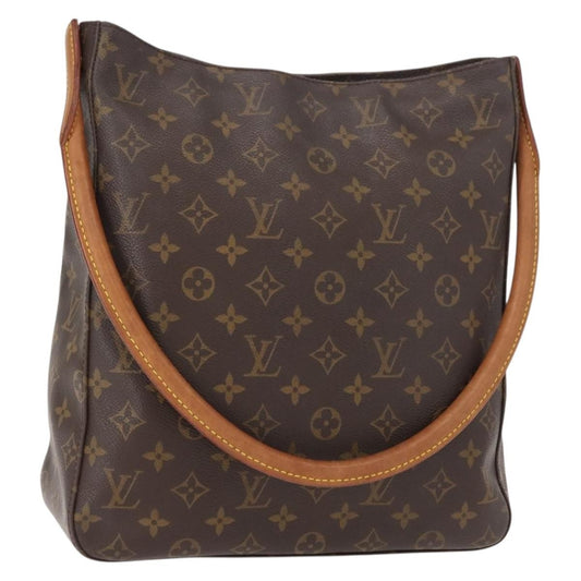 Louis Vuitton Looping Handbag Monogram Canvas, BROWN, CANVAS, Shoulder bag