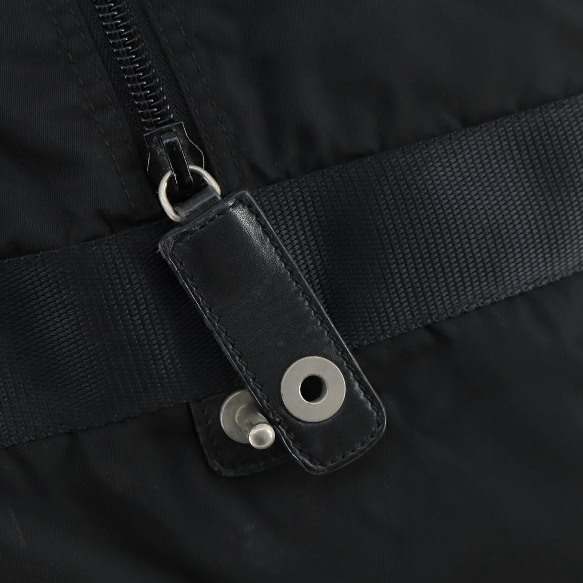 Prada Weekend Duffle Bag Tessuto, BLACK, NYLON, Travel bag