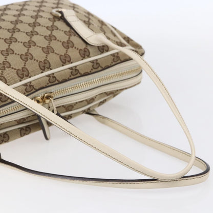 Gucci New Britt Boston Bag GG Canvas, BEIGE, CANVAS, Travel bag