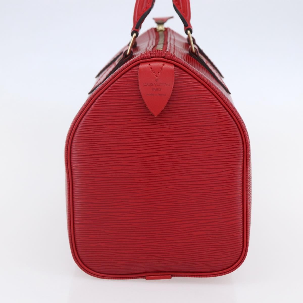 Louis Vuitton Speedy Handbag Epi Leather, RED, LEATHER, Handbag