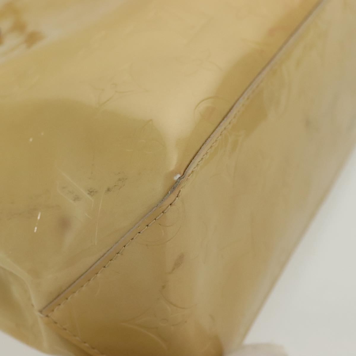 Louis Vuitton Reade Handbag Monogram Vernis, BEIGE, PATENT_LEATHER, Handbag