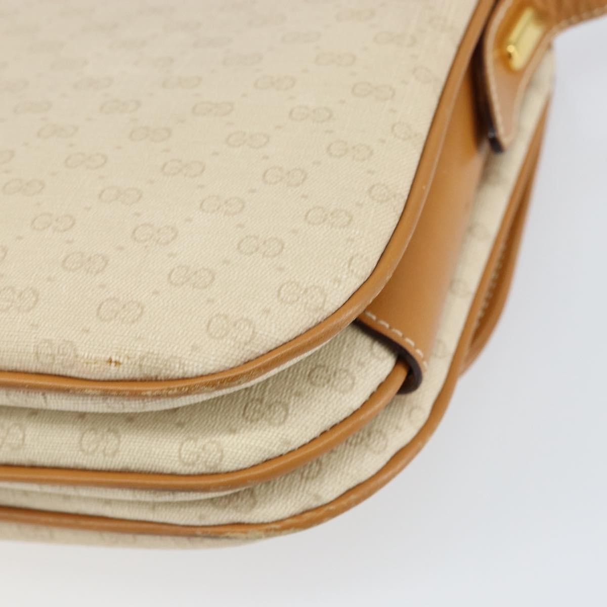 Gucci Micro GG supreme shoulder bag GG canvas, ECRU, PVC, Shoulder bag