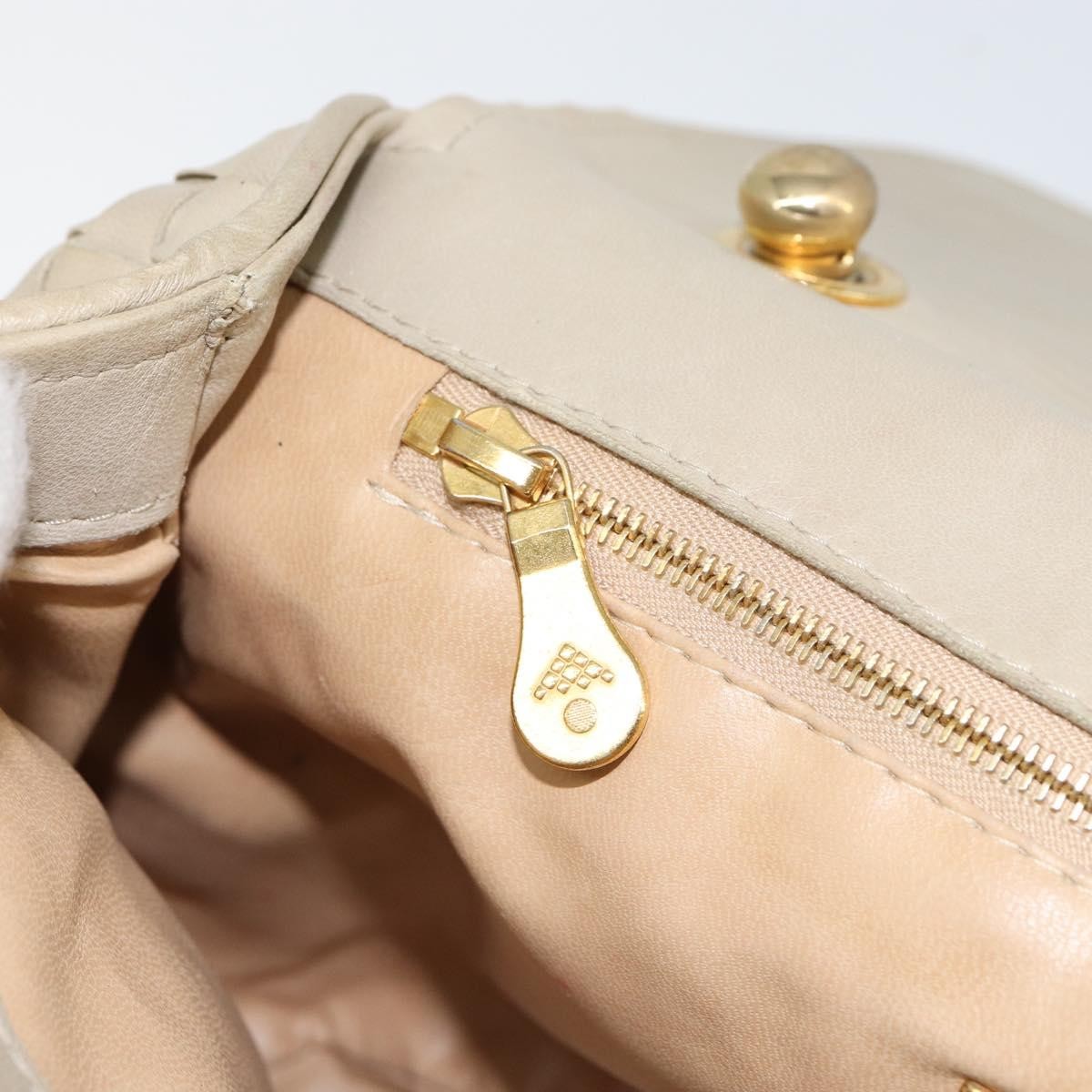 Bottega Veneta Intrecciato Handbag Leather, BEIGE, LEATHER, Handbag