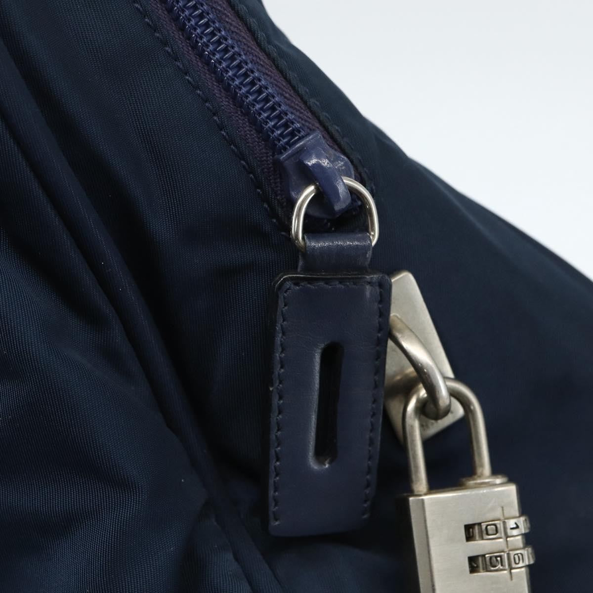 Prada Bowling Shoulder Bag Tessuto, NAVY, NYLON, Shoulder bag