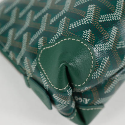 Goyard Vendome cosmetic pouch Canvas, GREEN, CANVAS, Clutche & pouche