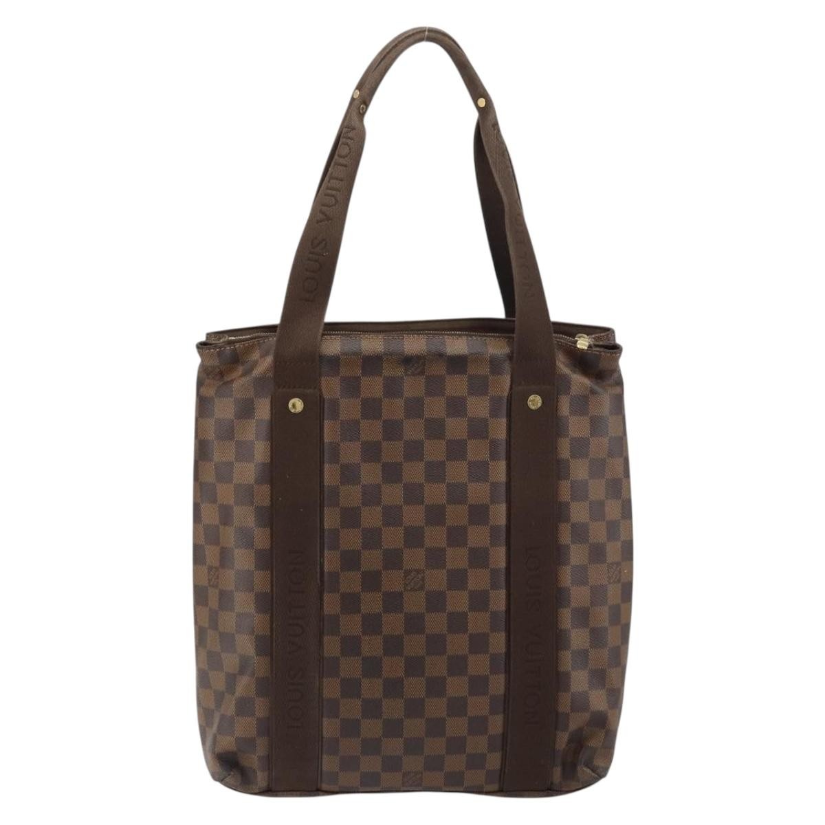 Louis Vuitton Cabas Beaubourg Monogram Canvas, BROWN, CANVAS, Tote bag