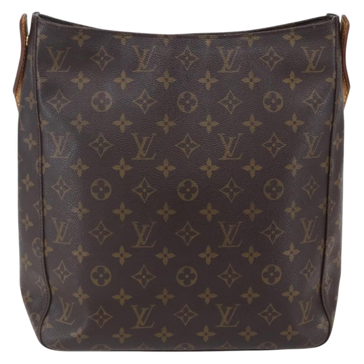 Louis Vuitton Looping Handbag Monogram Canvas, BROWN, CANVAS, Shoulder bag