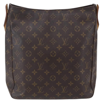 Louis Vuitton Looping Handbag Monogram Canvas, BROWN, CANVAS, Shoulder bag
