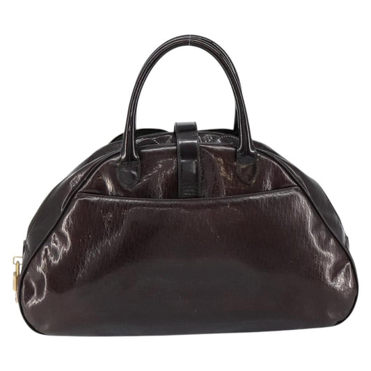 Christian Dior Vintage Saddle Bowler Bag Trotter Canvas, BROWN, CANVAS, Handbag