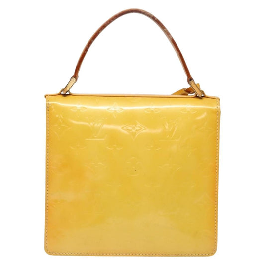 Louis Vuitton Spring Street Handbag Monogram Vernis, YELLOW, PATENT_LEATHER, Handbag