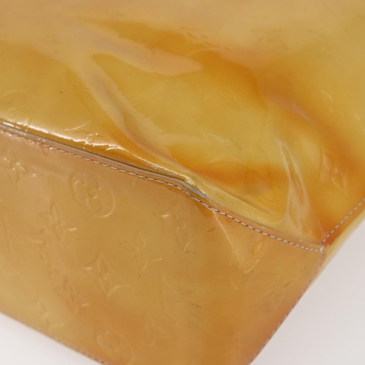 Louis Vuitton Reade Handbag Monogram Vernis, BEIGE, PATENT_LEATHER, Tote bag