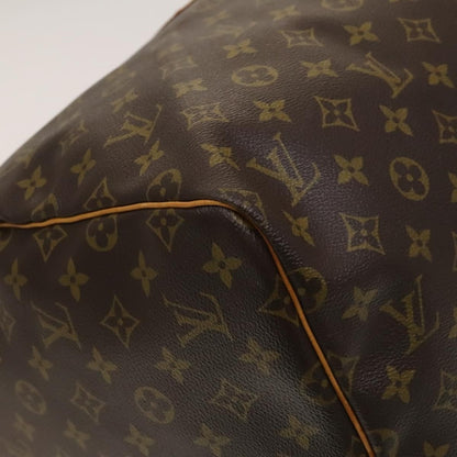 Louis Vuitton Keepall Bag Monogram Canvas, BROWN, CANVAS, Travel bag