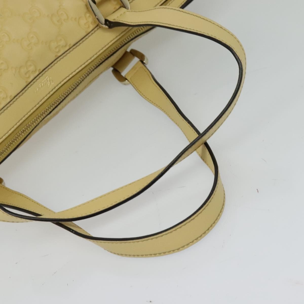Gucci Abbey Zip Tote Guccissima, YELLOW, CANVAS, Tote bag
