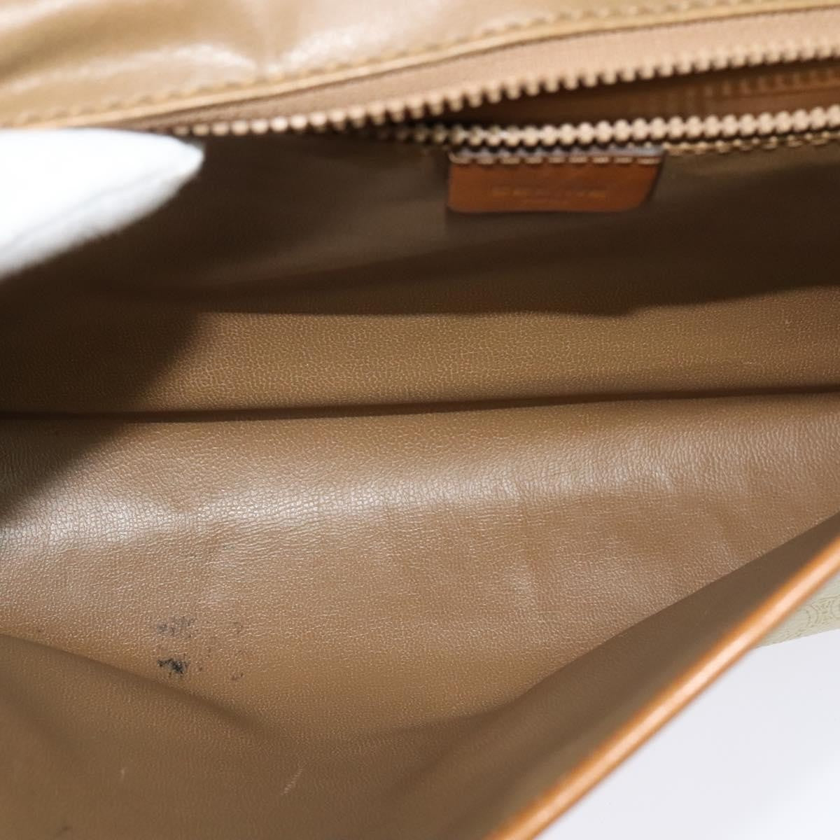 Celine Macadam Shoulder Bag PVC Leather, WHITE, PVC, Shoulder bag