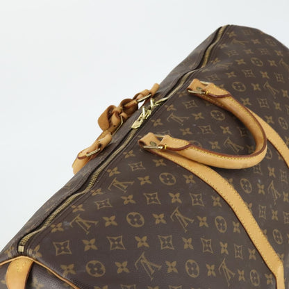 Louis Vuitton Keepall Bag Monogram Canvas, BROWN, CANVAS, Travel bag