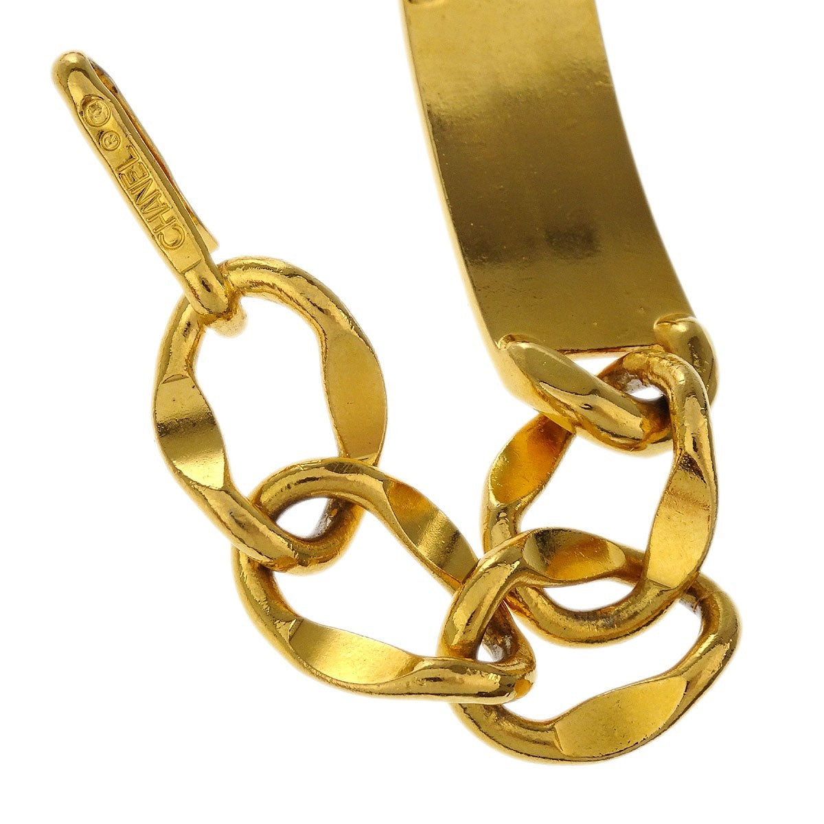 Chanel Medallion Chain Link Belt Metal, GOLD, GOLD_PLATED, Belts