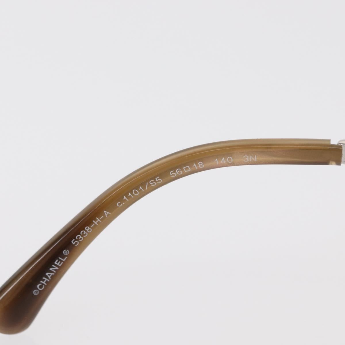 Chanel Logo CC Sunglasses Plastic, Brown, Plastic, Sunglasses