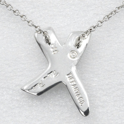 Tiffany & Co. Paloma Picasso Graffiti X Pendant Necklace Silver, SILVER, SILVER, Necklace