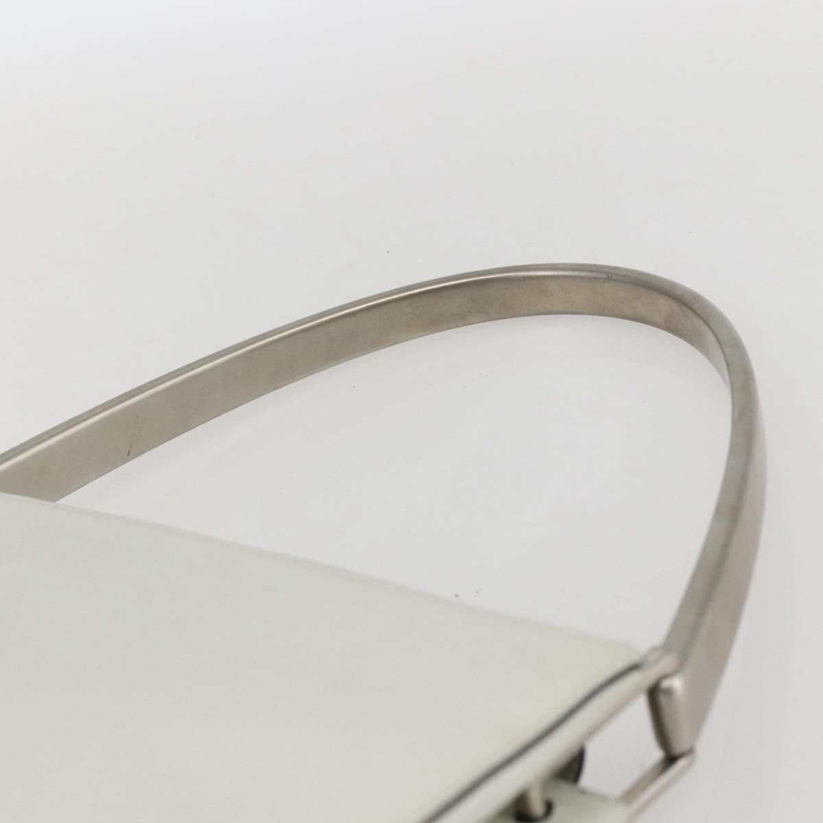 Prada Vintage Handbag Leather, WHITE, LEATHER, Handbag