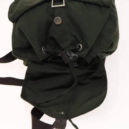 Prada Double Front Pocket Backpack Tessuto, KHAKI, NYLON, Backpack