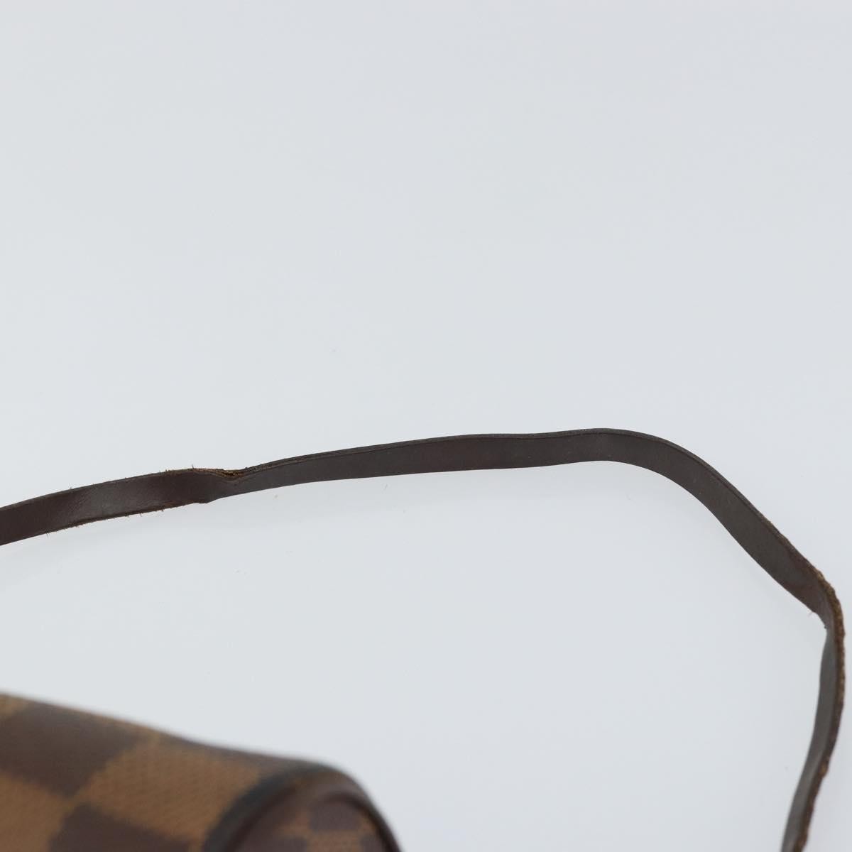 Louis Vuitton Papillon Pochette Damier, BROWN, CANVAS, Clutche & pouche