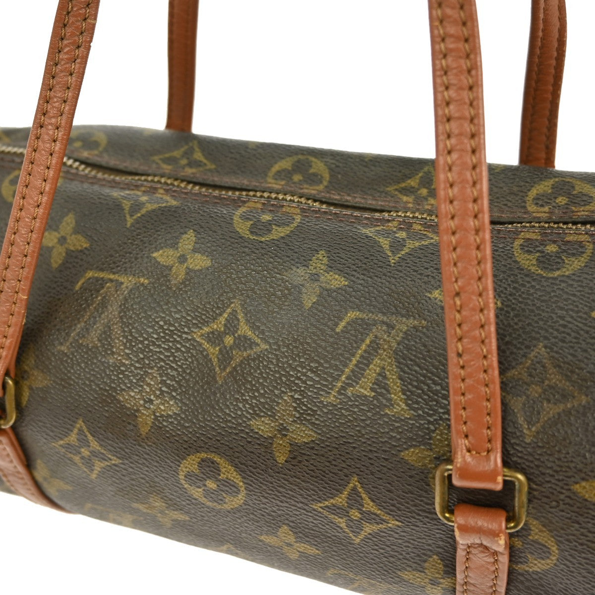 Louis Vuitton Papillon Handbag Monogram Canvas, BROWN, CANVAS, Handbag