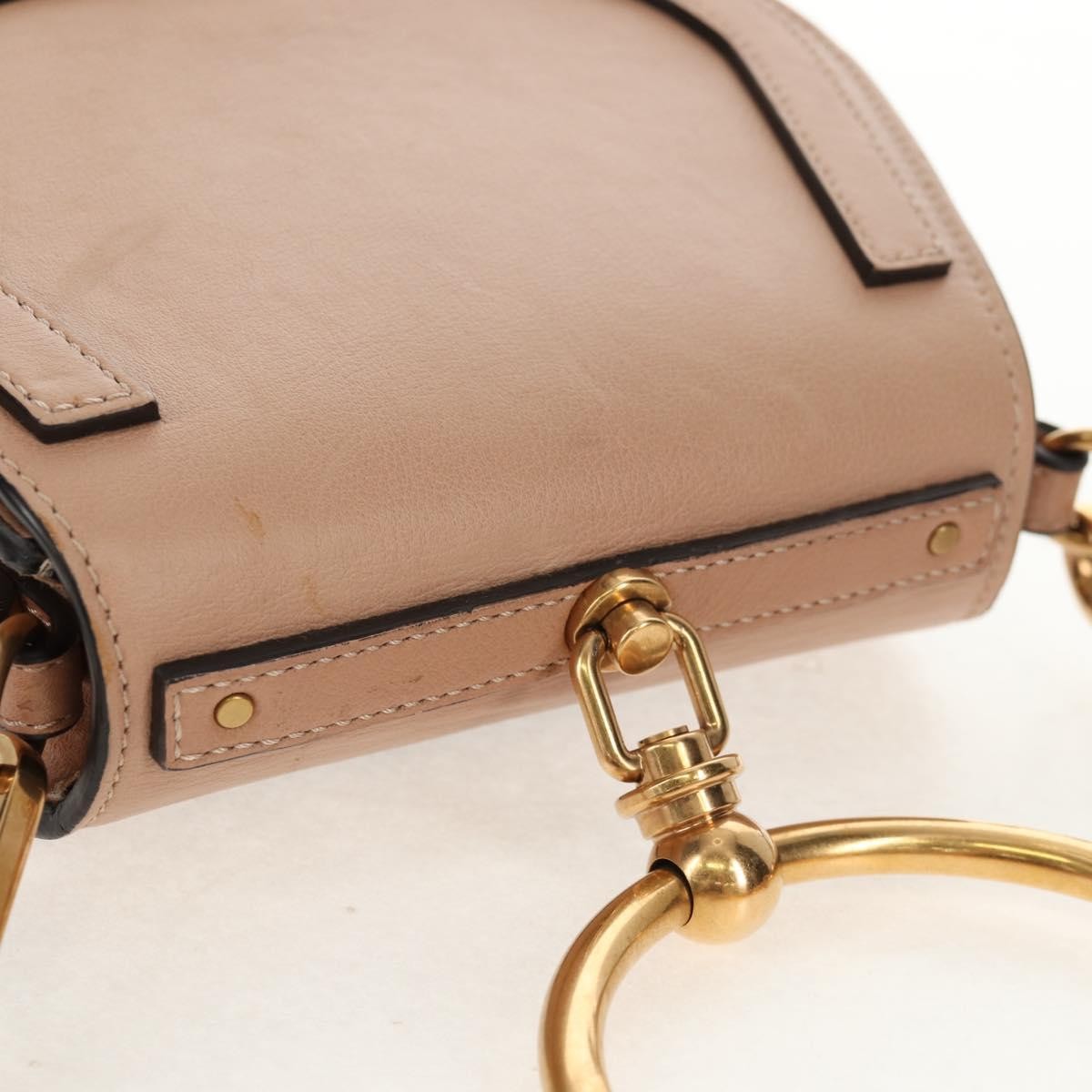 Chloe Nile Crossbody Bag Leather, PINK, LEATHER, Shoulder bag