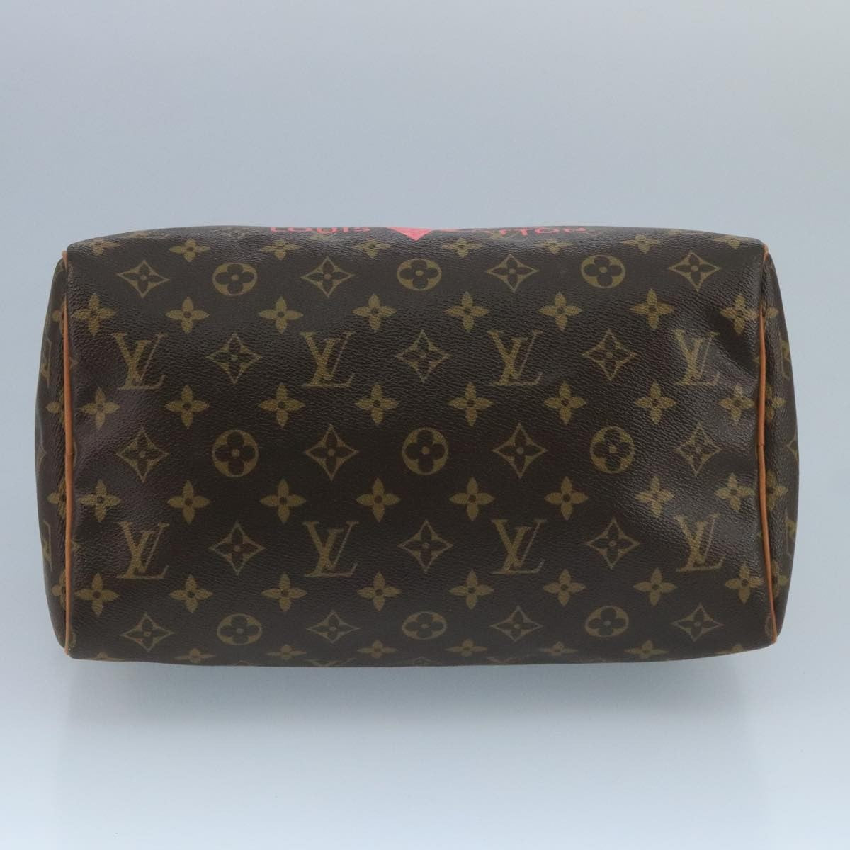 Louis Vuitton Speedy Handbag Limited Edition V Monogram Canvas, BROWN, CANVAS, Handbag