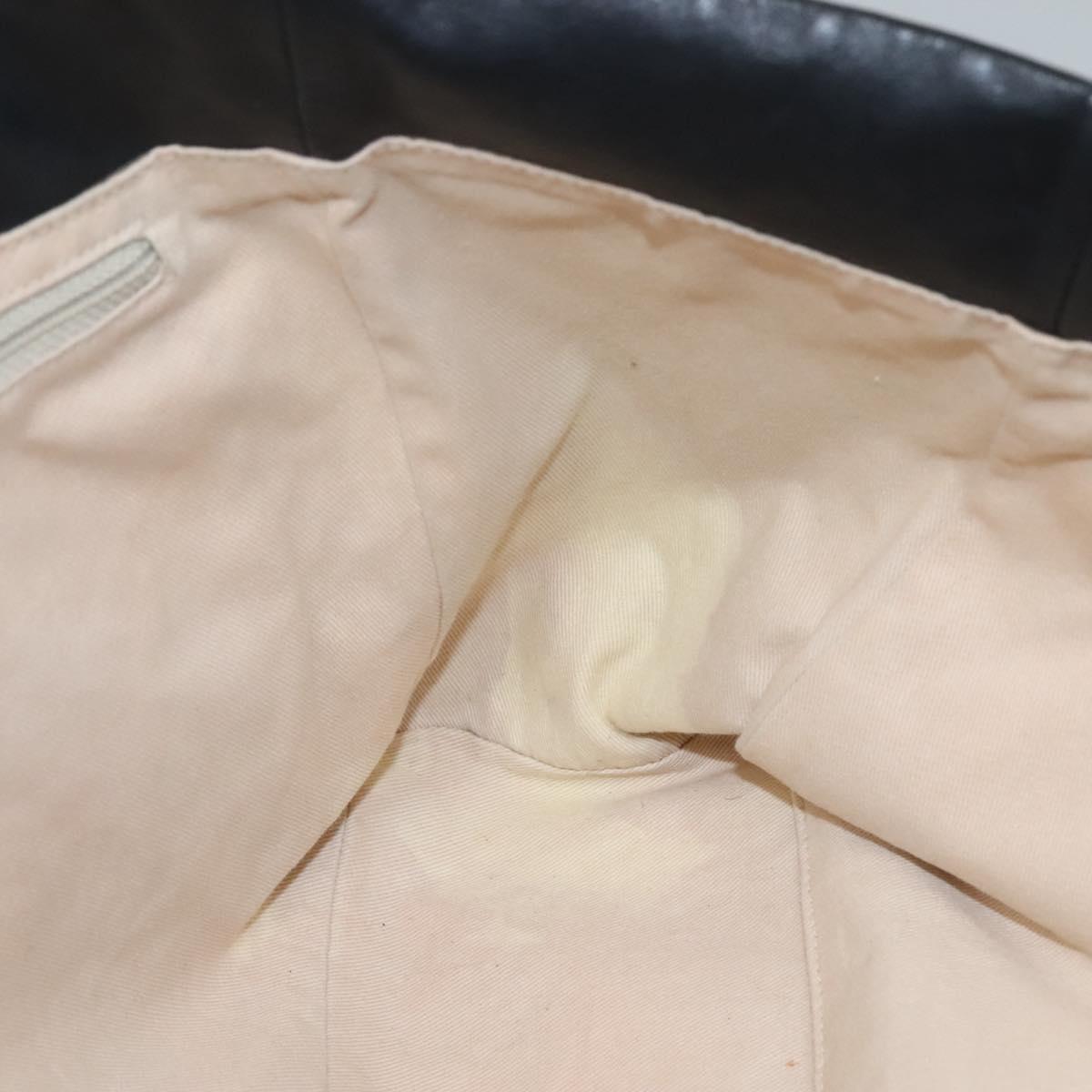 Chanel Camellia Tote Lambskin, BLACK, LEATHER, Tote bag