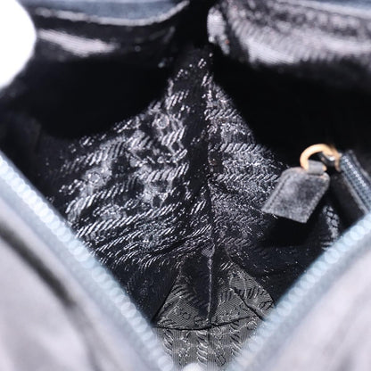 Prada Vintage Zip Tote Tessuto, BLACK, NYLON, Tote bag