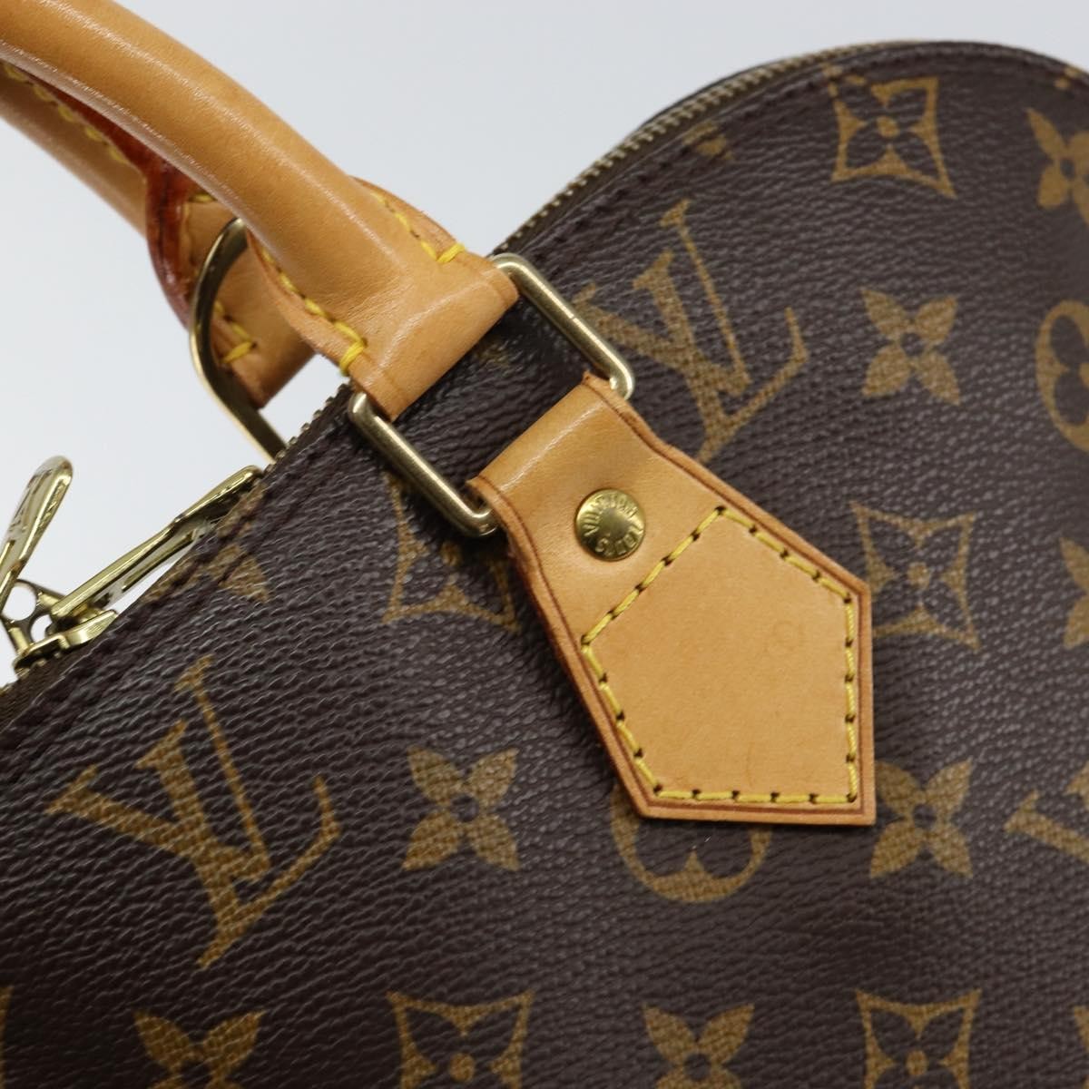 Louis Vuitton Alma Handbag Monogram Canvas, BROWN, CANVAS, Handbag