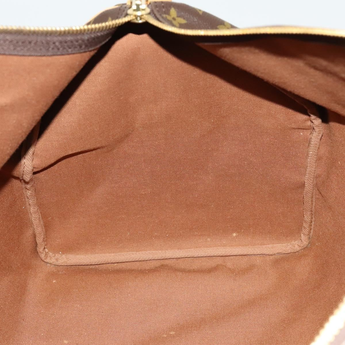 Louis Vuitton Keepall Bag Monogram Canvas, BROWN, CANVAS, Travel bag