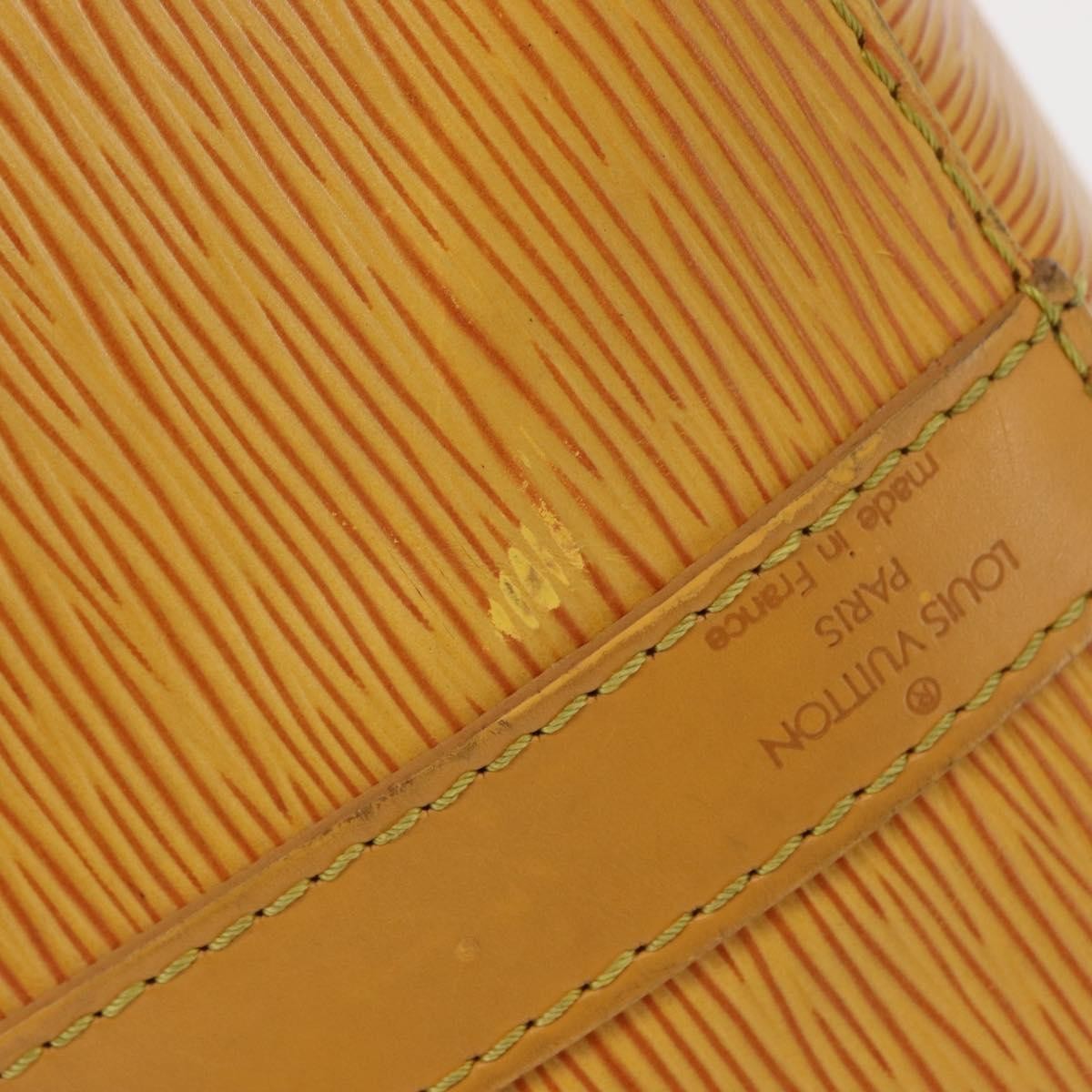 Louis Vuitton Petit Noe Handbag Epi Leather, YELLOW, LEATHER, Shoulder bag