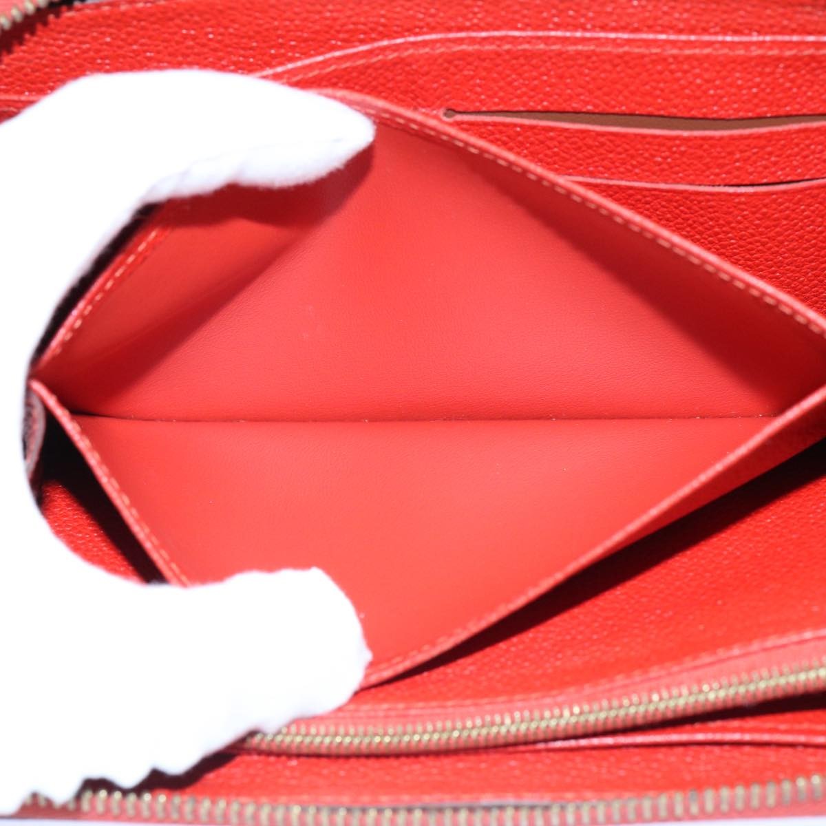 Louis Vuitton Portefeuille zippy Monogramme Empreinte Monogramme Empreinte, RED, LEATHER, Wallets